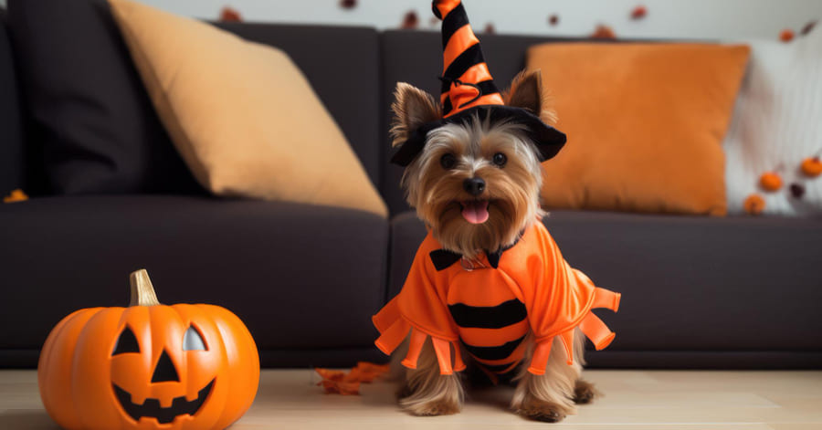 Dicas e precauções para cuidar dos seus animais de estimação durante o Halloween