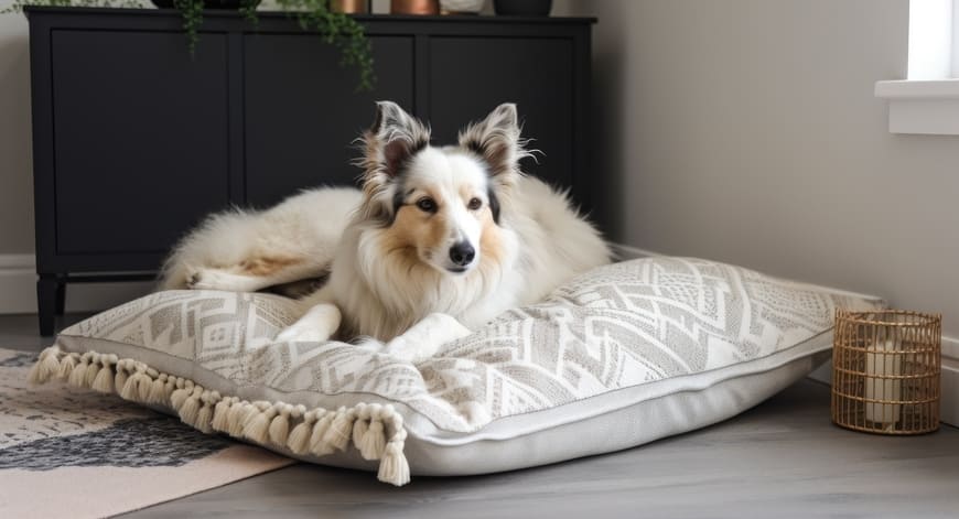 Como deve ser a cama de um cão de acordo com a sua postura de sono