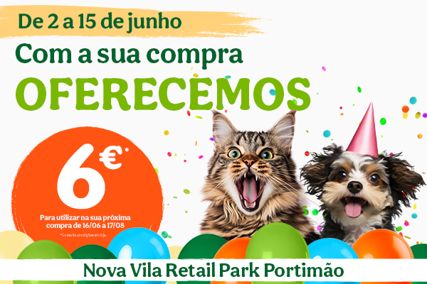 Onde fica a nova loja Tiendanimal em Portimão?