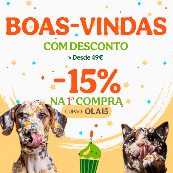 Boas vindas com desconto