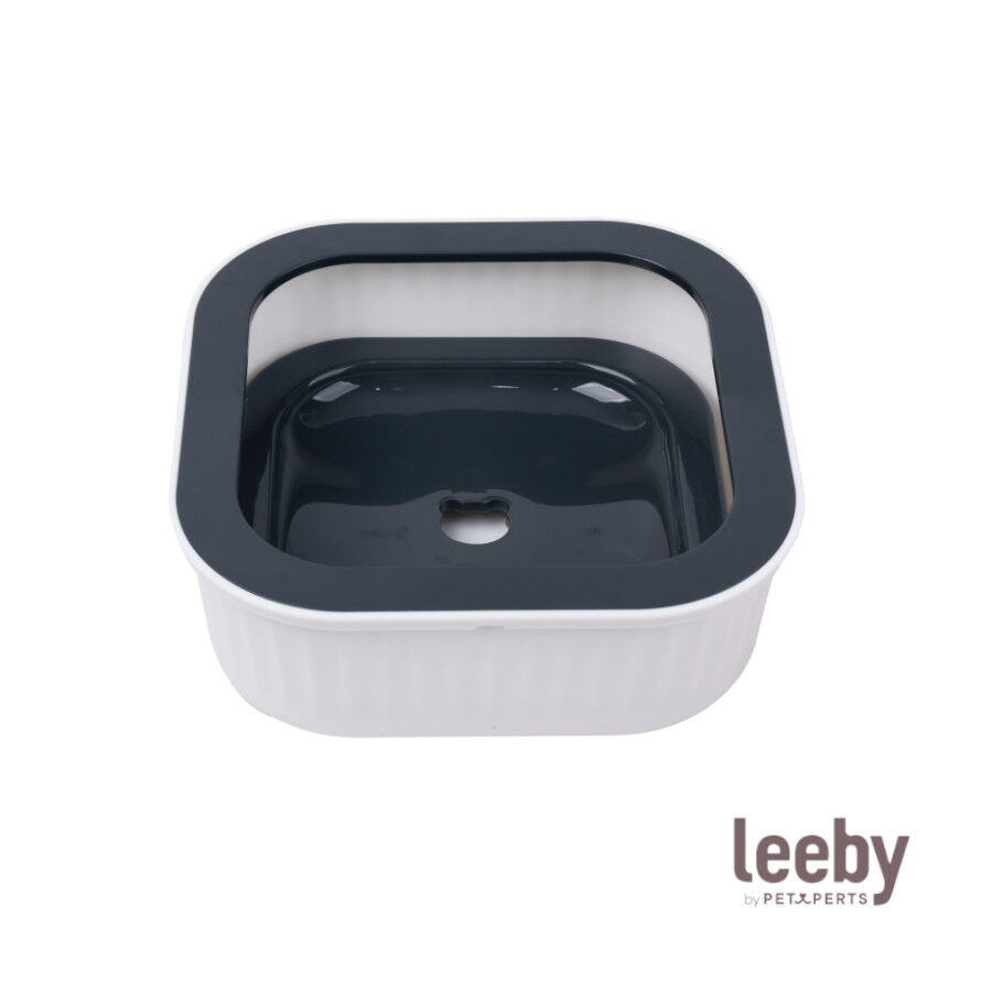 Leeby Dispensador de &Aacute;gua Anti-salpicos Branco para c&atilde;es, , large Imagem n&uacute;mero 2