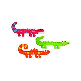 Flamingo Jurassic brinquedo de látex para cães