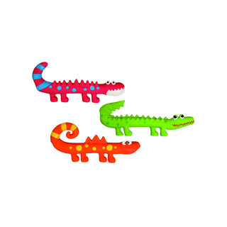 Flamingo Jurassic brinquedo de látex para cães