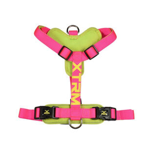 X-TRM Cronos Neon Flash Peitoral fúcsia para cães
