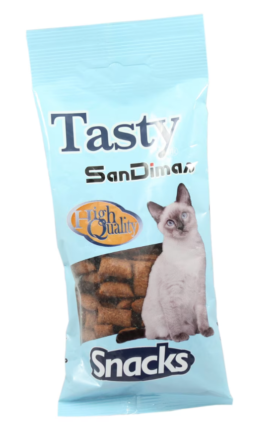 50 g San Dimas Tasty Snacks de Salm&atilde;o para gatos, , large Imagem n&uacute;mero 1