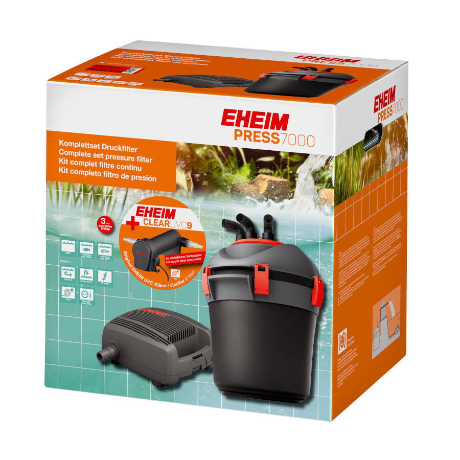 Filtro Prensa Eheim com Bomba e Esterilizador UVC para Lagoas, , large Imagem n&uacute;mero 1