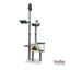 Leeby Cloud Collection torre arranhadora de teto com cama e brinquedo para gatos, , large Indicador imagem número 2