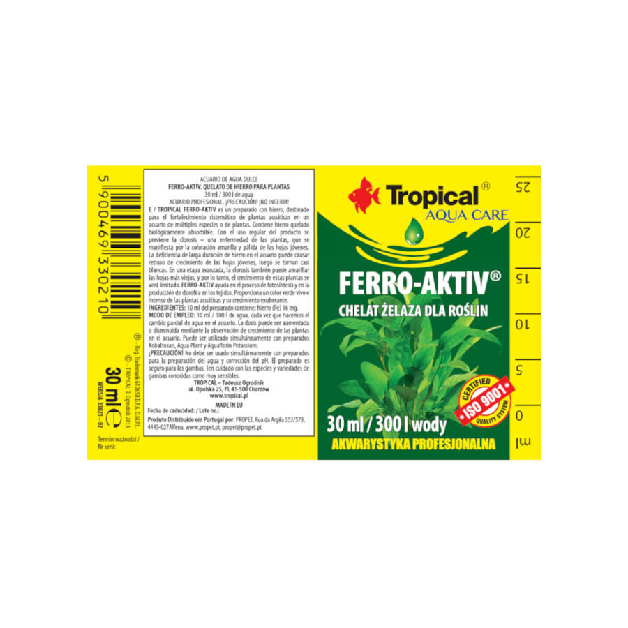 30 ml Tropical Ferro Aktiv quelato de ferro para plantas aqu&aacute;ticas, , large Imagem n&uacute;mero 2