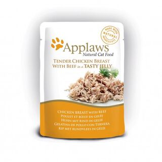 Applaws comida húmida frango e vitela para gatos