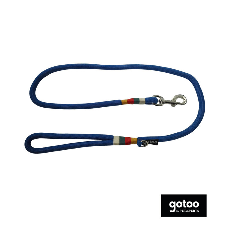 Gotoo Trela de corda azul para cães,  Imagem número 2 Gotoo Trela de corda azul para cães, , large Imagem número 2