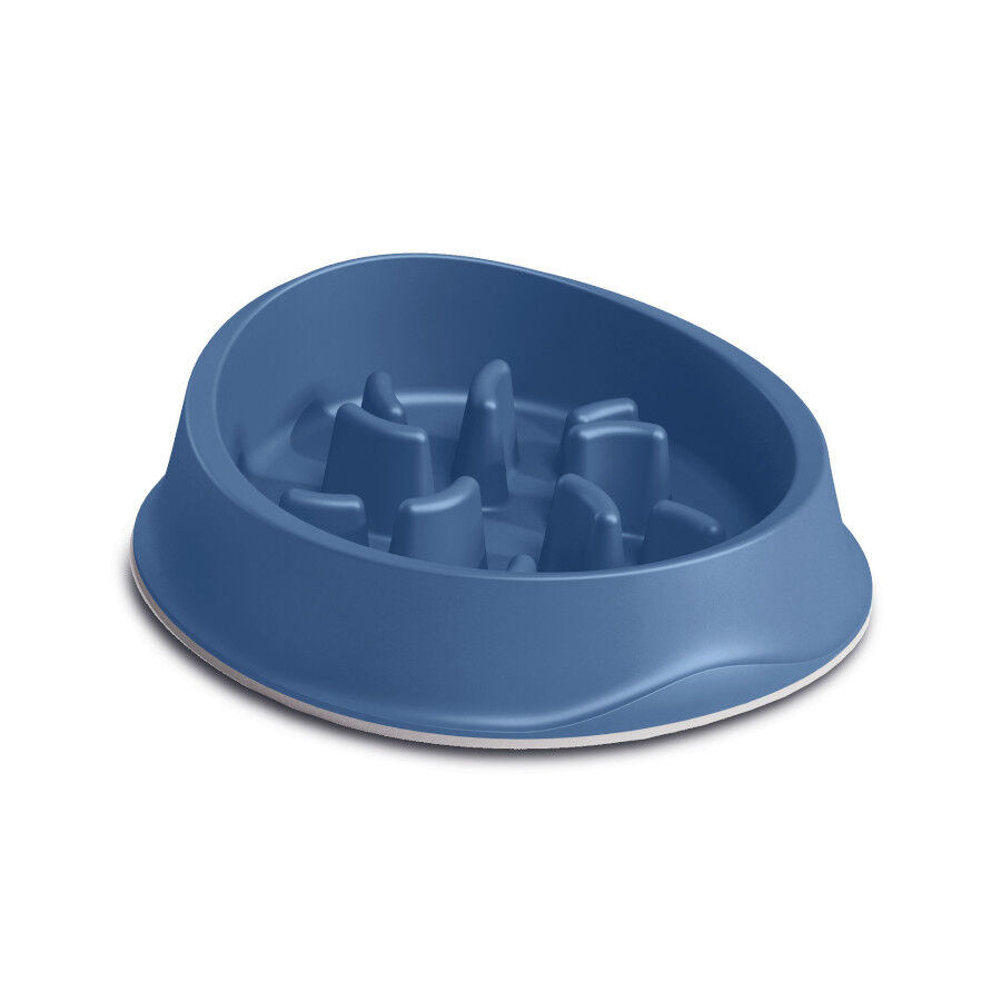 Stefanplast Comedouro Antivoracidade Azul para c&atilde;es, , large Imagem n&uacute;mero 1