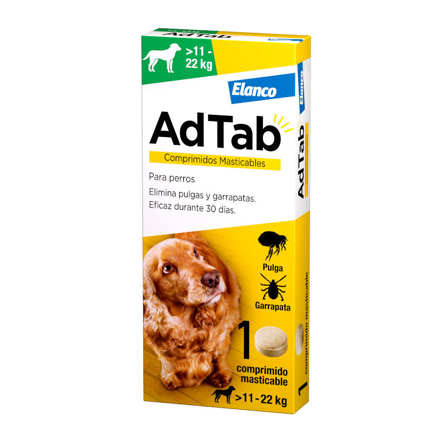 AdTab Comprimidos mastig&aacute;veis antiparasit&aacute;rios para c&atilde;es, , large Imagem n&uacute;mero 1