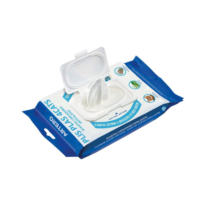 Artero Plis Plas 4Cats Luvas de limpeza para gatos,  Imagem número 1 Artero Plis Plas 4Cats Luvas de limpeza para gatos, , large Imagem número 1