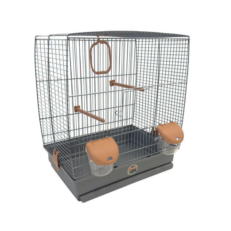 Small Life Gaiola con baloiço Salmão para pássaros,  Imagem número 1 Small Life Gaiola con baloiço Salmão para pássaros, , large Imagem número 1