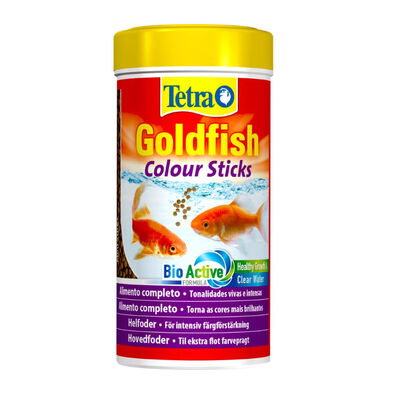 Tetra Goldfish Colour Sticks para peixes de água fria
