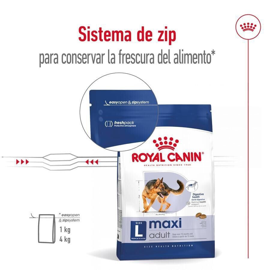 18 kg (15 + 3kg gr&aacute;tis!) Royal Canin Maxi Adult ra&ccedil;&atilde;o para c&atilde;es, , large Imagem n&uacute;mero 3