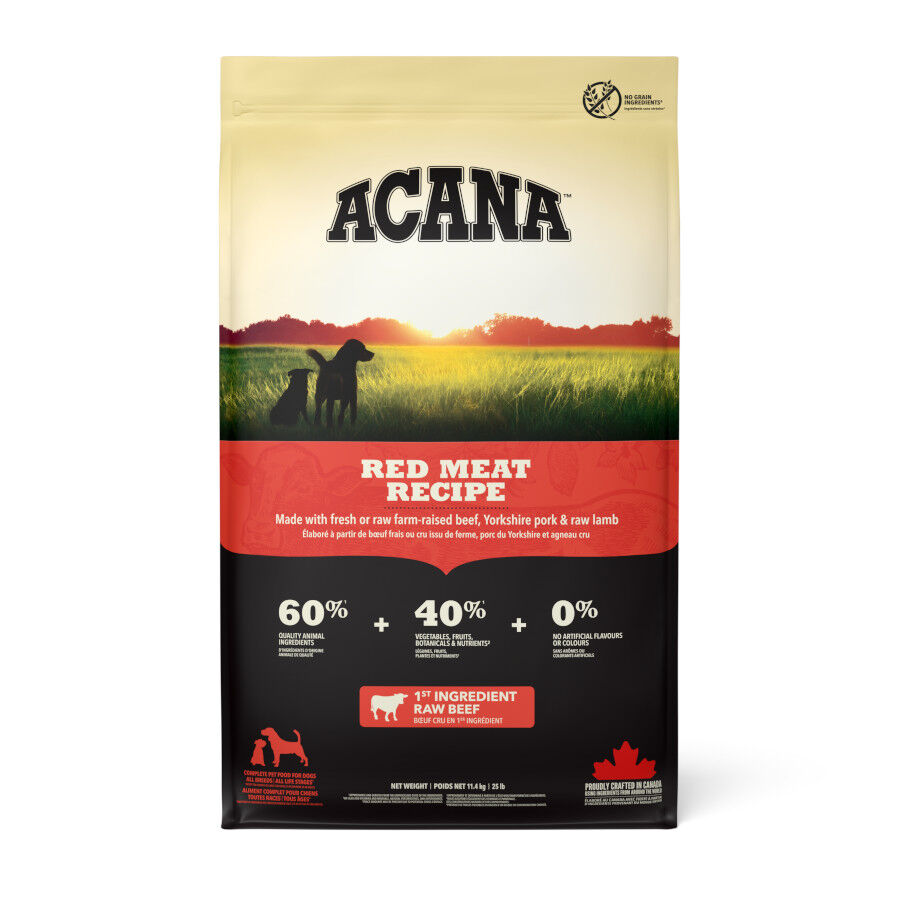 11.4 kg Acana Adult Red Meat ra&ccedil;&atilde;o para c&atilde;es, , large Imagem n&uacute;mero 1