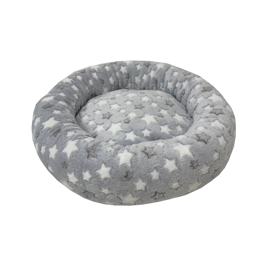 Leeby Cama donut estrela cinzenta para gatos, , large Imagem n&uacute;mero 2