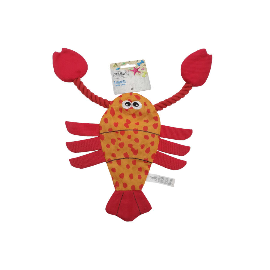 Summer Vibes Brinquedo Lagosta com som crocante para C&atilde;es&nbsp;, , large Imagem n&uacute;mero 1