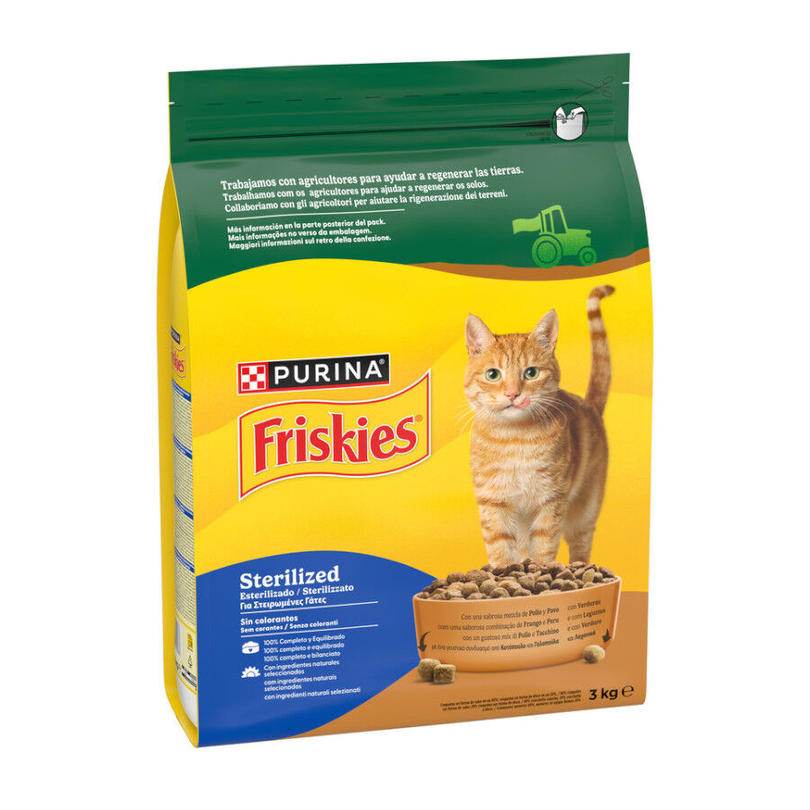 3 kg Friskies peru e legumes para Gatos Esterilizados, , large Imagem n&uacute;mero 3