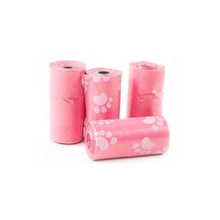 Freedog Sacos Higiénicos com Cheiro Cor-de-rosa para cães