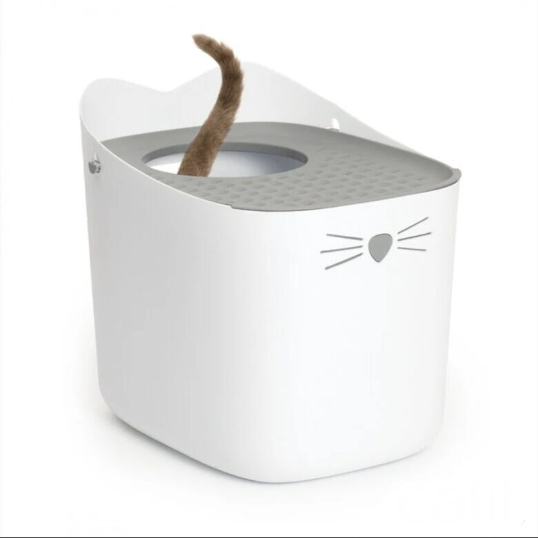 Catit Pixi Caixa de Areia Branca para gatos,  Imagem número 1 Catit Pixi Caixa de Areia Branca para gatos, , large Imagem número 1