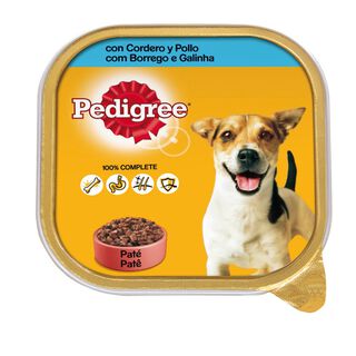 Pedigree Cordeiro e Frango Terrina em Patê para Cães