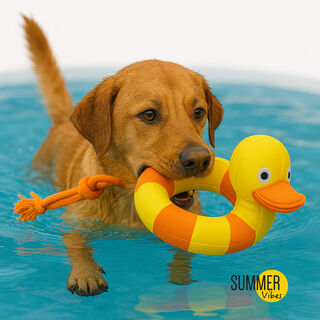 Summer Vibes Pato de brinquedo para cães