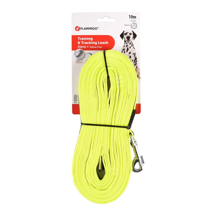 Flamingo Xeno Trela amarela de treino e rastreio para c&atilde;es, , large Imagem n&uacute;mero 1