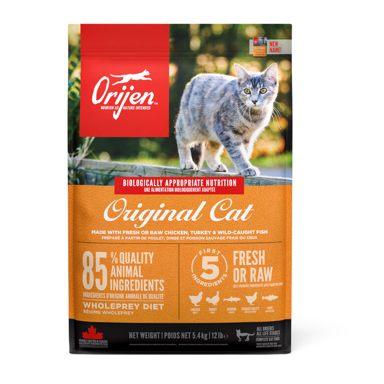 5.4 kg Orijen Original ração para gatos e gatinhos,  Imagem número 1 5.4 kg Orijen Original ração para gatos e gatinhos, , large Imagem número 1
