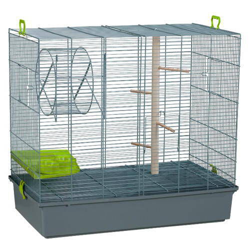 Voltreg&aacute; jaula con rueda y saltador para ardillas Imagem n&uacute;mero 1