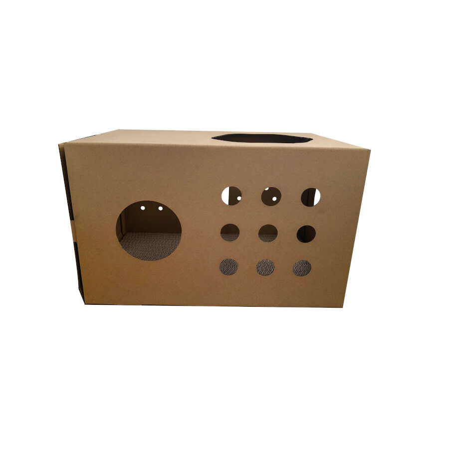 Catshion Alicia Arranhador em forma de Caixa de Cart&atilde;o para gatos, , large Imagem n&uacute;mero 4