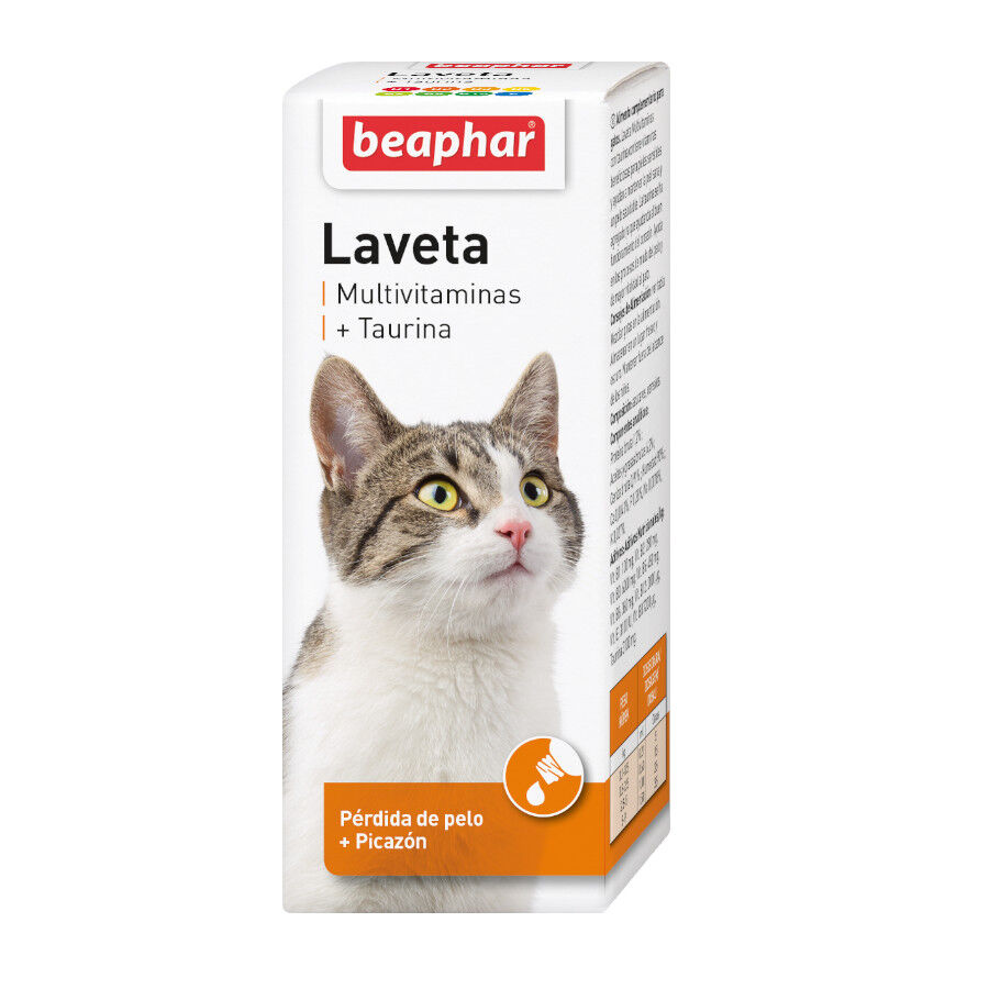 Beaphar Laveta Taurina vitaminas para gatos pelo Imagem n&uacute;mero 1