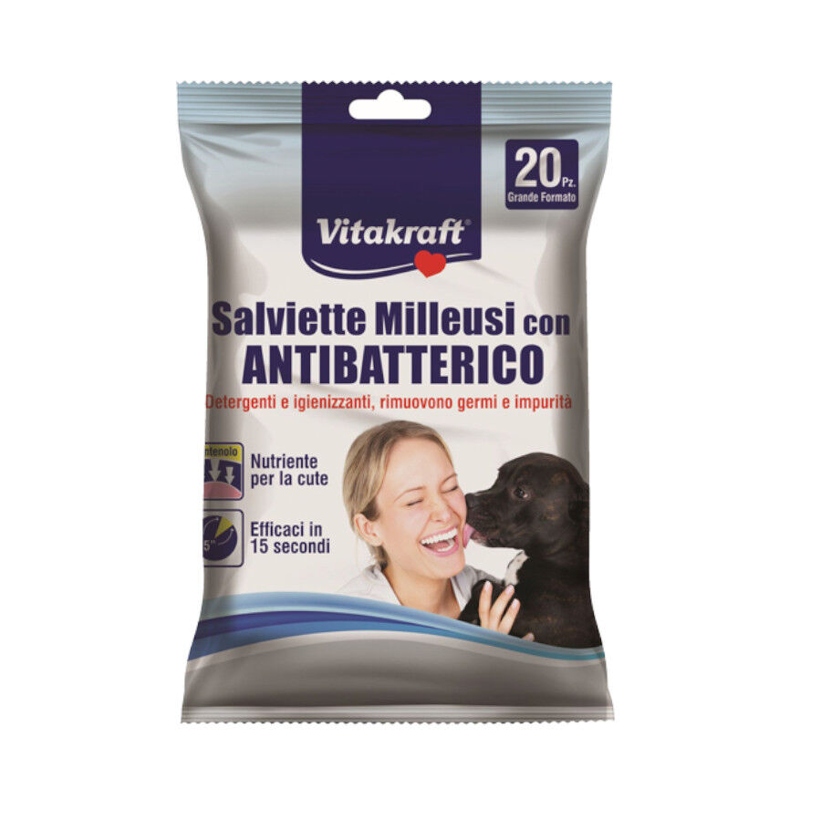 Vitakraft Toalhitas H&uacute;midas perfumadas para c&atilde;es, , large Imagem n&uacute;mero 1