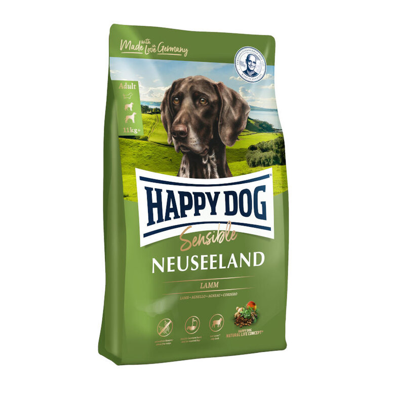 Happy Dog Adulto Sensible Neuseeland Cordeiro ração,  Imagem número 1 Happy Dog Adulto Sensible Neuseeland Cordeiro ração, , large Imagem número 1