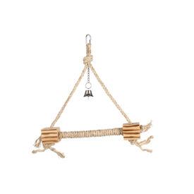 Flamingo Swing com brinquedo de cordão para periquitos,  Flamingo Swing com brinquedo de cordão para periquitos