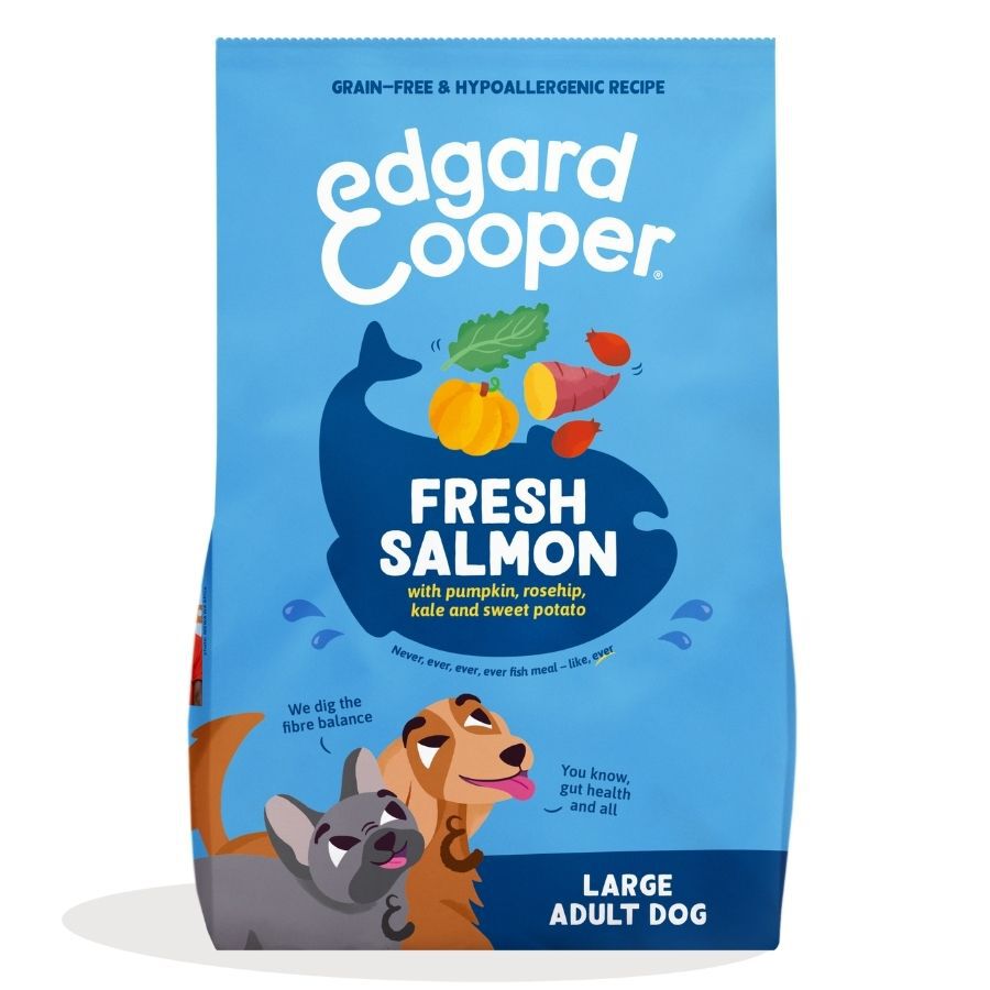 12 kg Edgard & Cooper Adult Ra&ccedil;&atilde;o de Salm&atilde;o para c&atilde;es de porte grande, , large Imagem n&uacute;mero 1