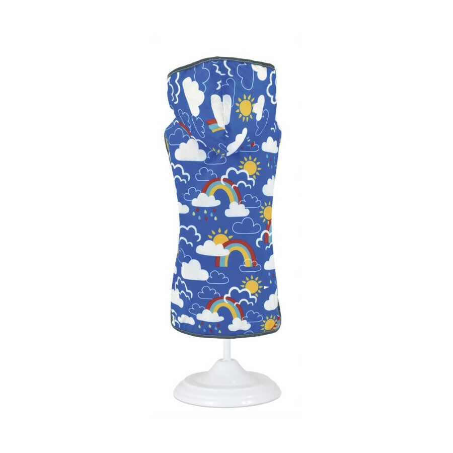 Nayeco Rainbow Capa de Chuva Imperme&aacute;vel Revers&iacute;vel com Capuz para c&atilde;es, , large Imagem n&uacute;mero 1