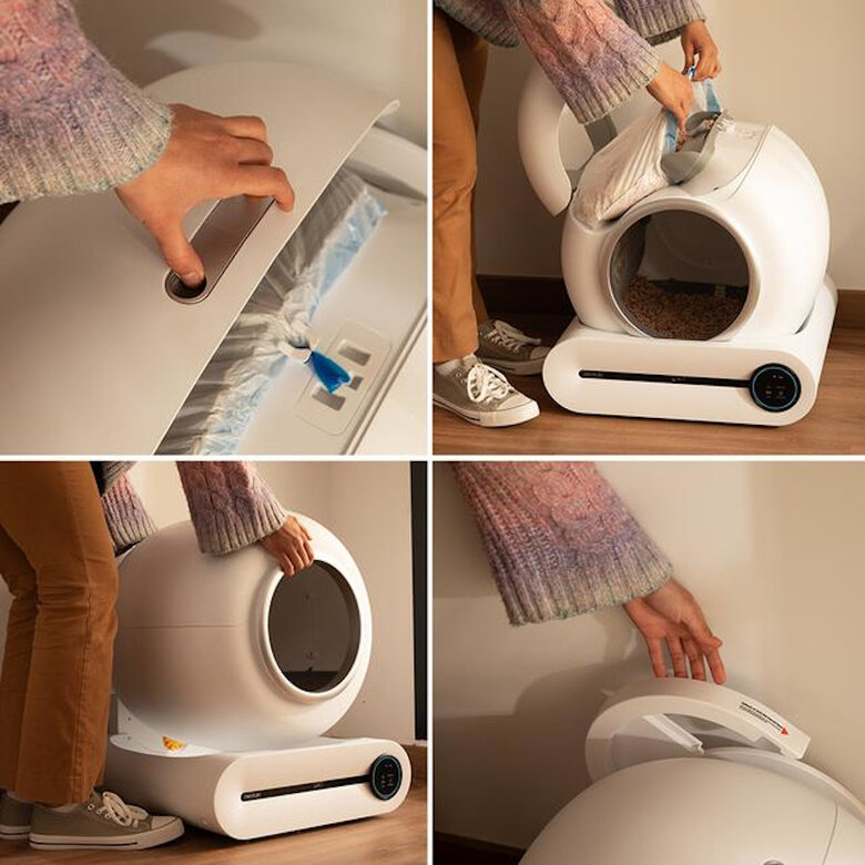 Cecotec Pumba 8000 CleanKitty Smart Caixa sanitária autolimpante para gatos,  Imagem número 3 Cecotec Pumba 8000 CleanKitty Smart Caixa sanitária autolimpante para gatos, , large Imagem número 3