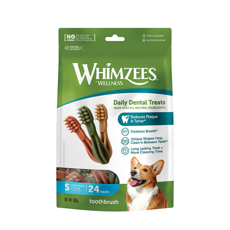 Whimzees Snacks Dentários para cães de raças pequenas, , large image number null