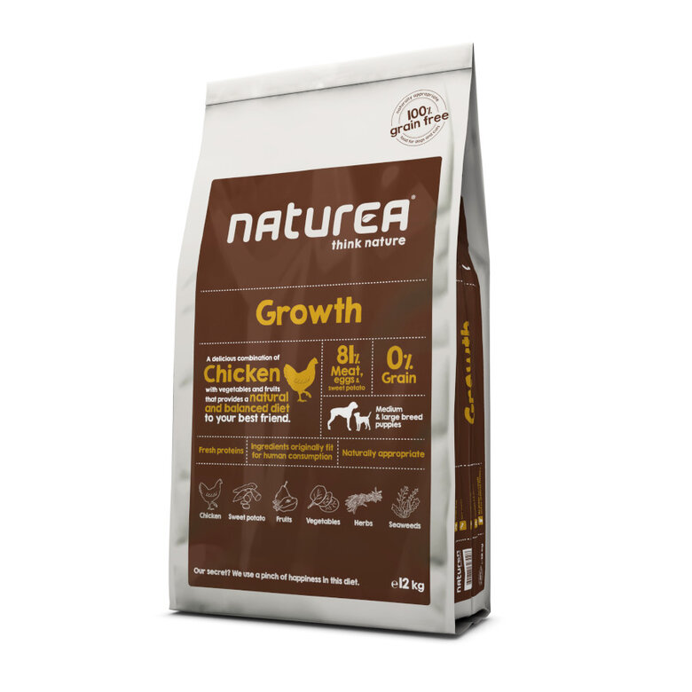Naturea Puppy Think Nature Growth Frango ração para cães, , large image number null
