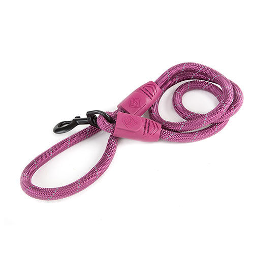 TK-Pet Reflective Rope correa morada nylon redondo Imagem n&uacute;mero 1