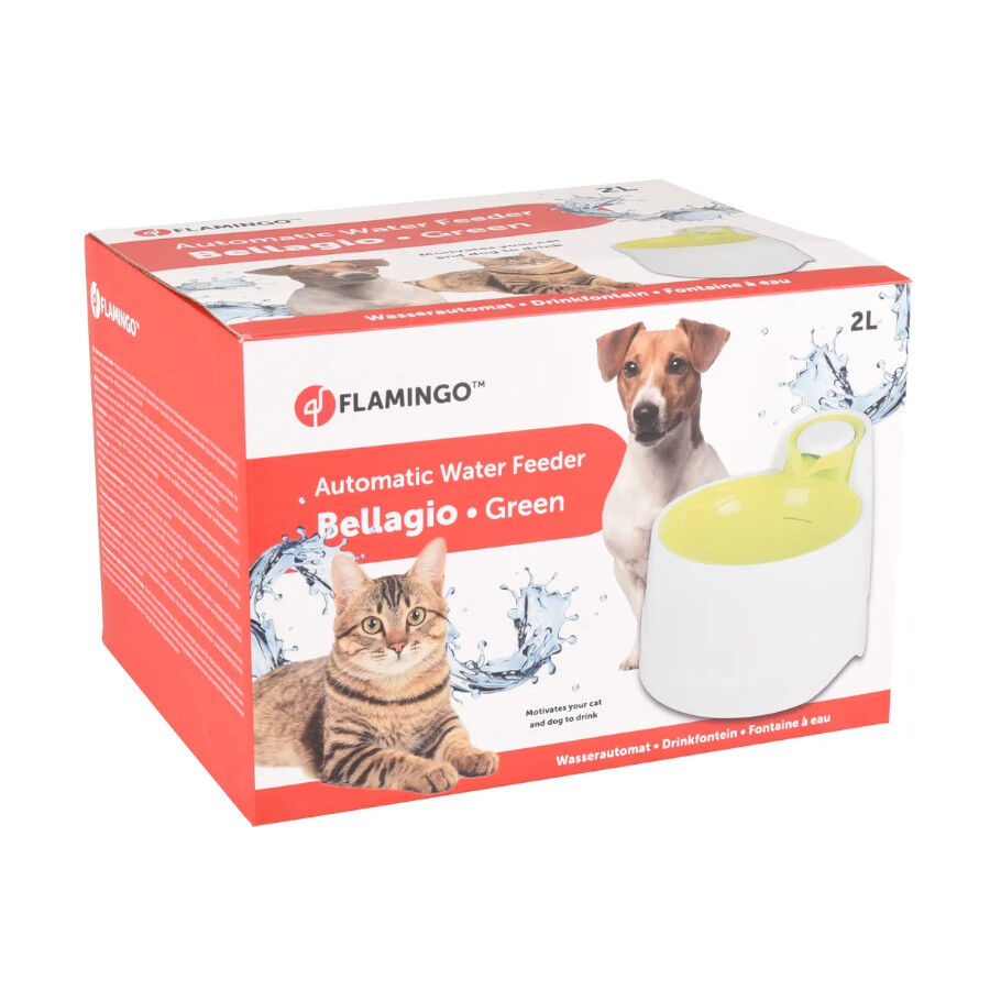 Flamingo Bellagio Bebedouro Fonte Verde para c&atilde;es e gatos, , large Imagem n&uacute;mero 2