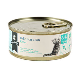 Criadores Kitten frango-atum comida húmida gatos