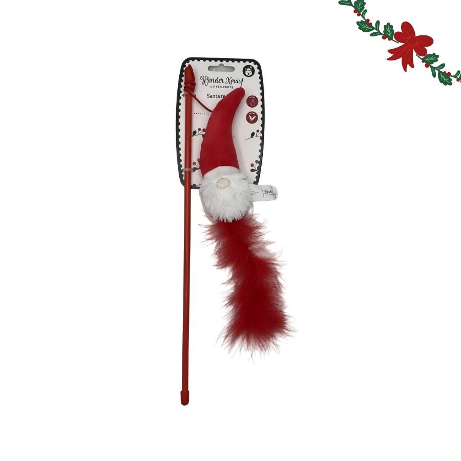 Wonder Christmas Teaser Flex&iacute;vel Pai Natal Brinquedo para gatos, , large Imagem n&uacute;mero 6