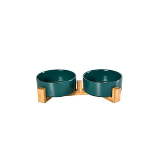 Outech Ceramic Combo Comedouro duplo para cães e gatos