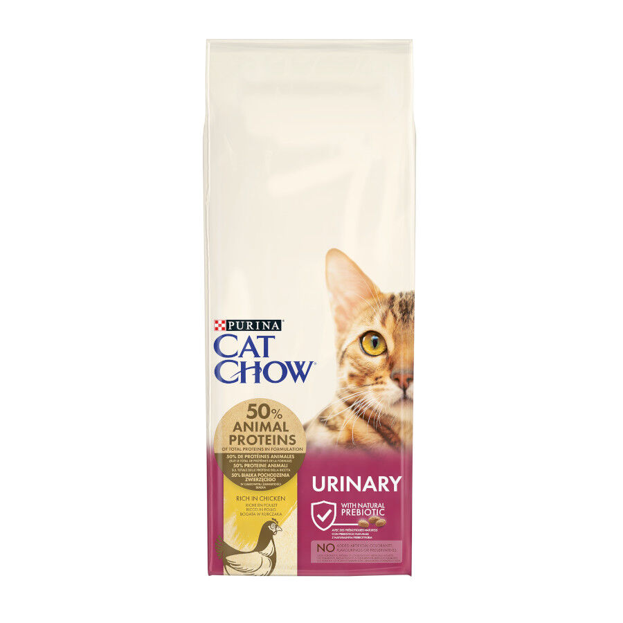 2 x 15 kg Cat Chow Urinary Tract Health Frango ra&ccedil;&atilde;o para gatos Pack poupan&ccedil;a!, , large Imagem n&uacute;mero 1