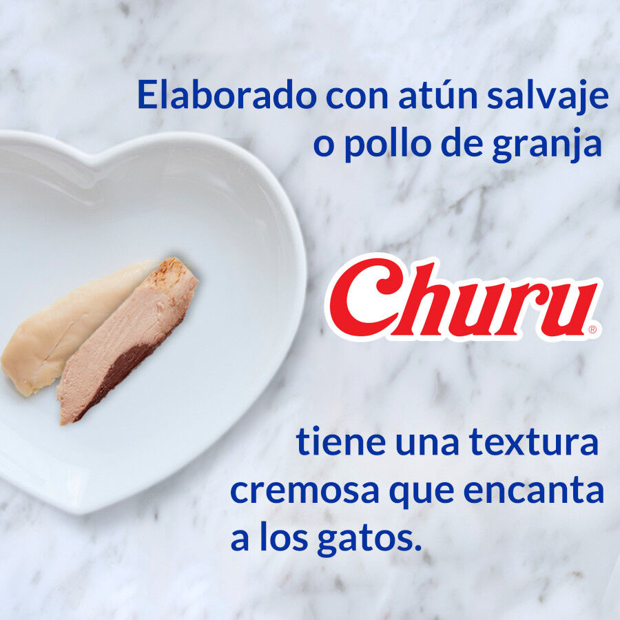 50 saquetas x 14 g Churu Snack Cremoso Variedades de Atum para gatos, , large Imagem n&uacute;mero 6
