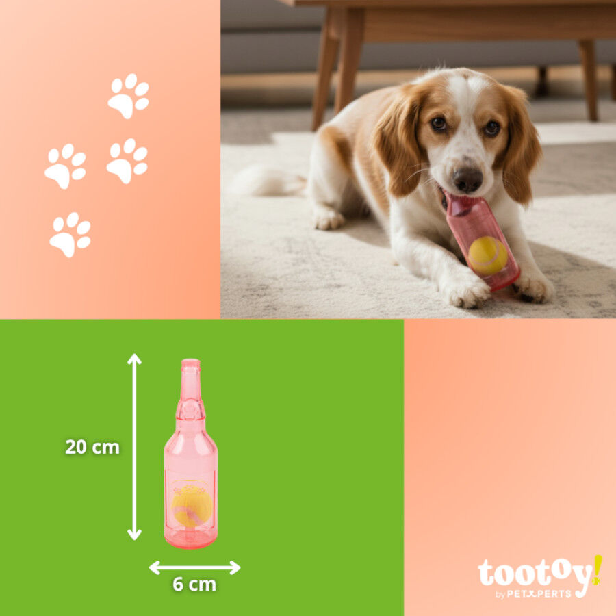 Tootoy! Chew Mordedor garrafa pequena para c&atilde;es, , large Imagem n&uacute;mero 5