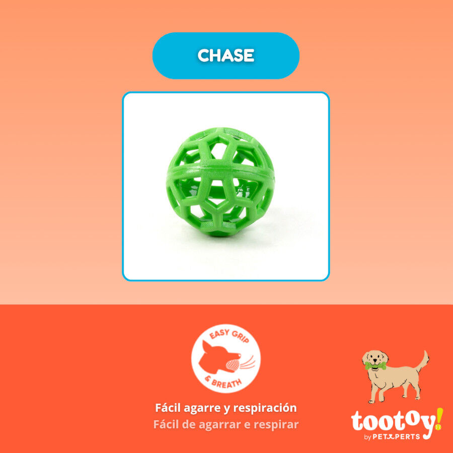 Tootoy! Chase Bola Hexahole m&eacute;dia para c&atilde;es, , large Imagem n&uacute;mero 3